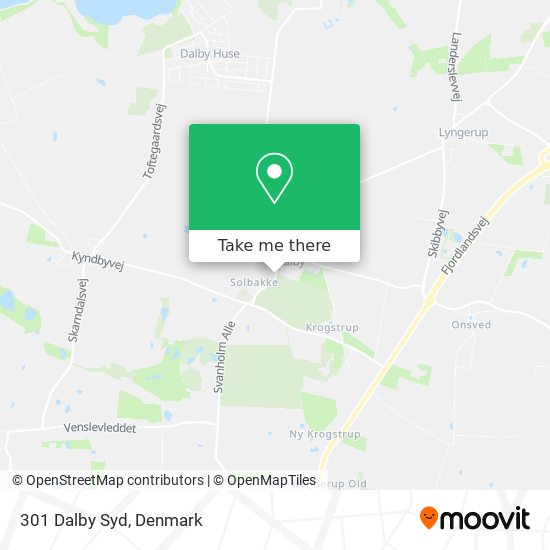 301 Dalby Syd map