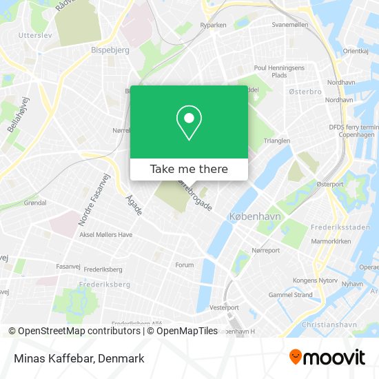 Minas Kaffebar map