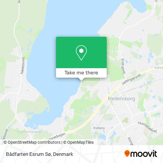 Bådfarten Esrum Sø map