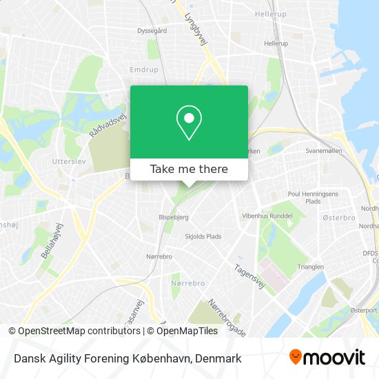 Dansk Agility Forening København map