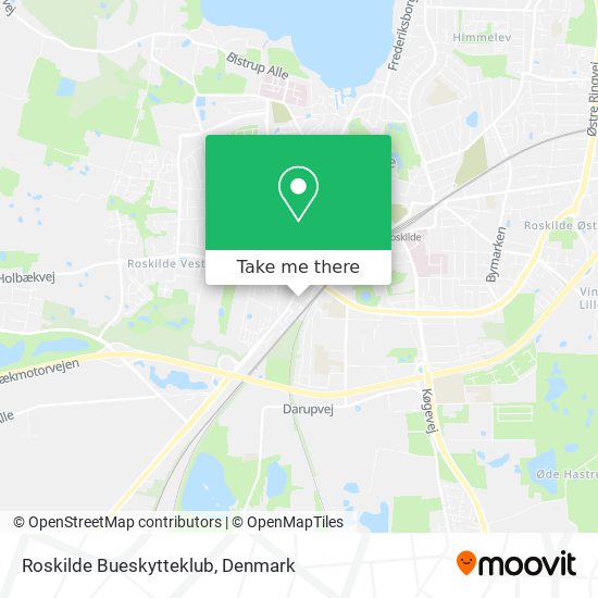 Roskilde Bueskytteklub map