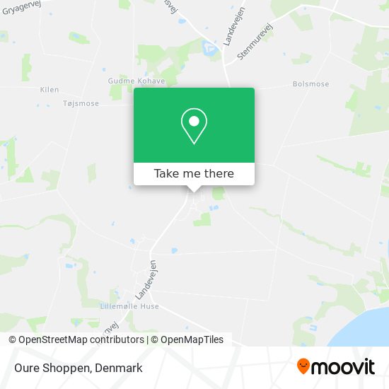 Oure Shoppen map