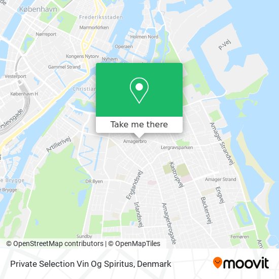 Private Selection Vin Og Spiritus map