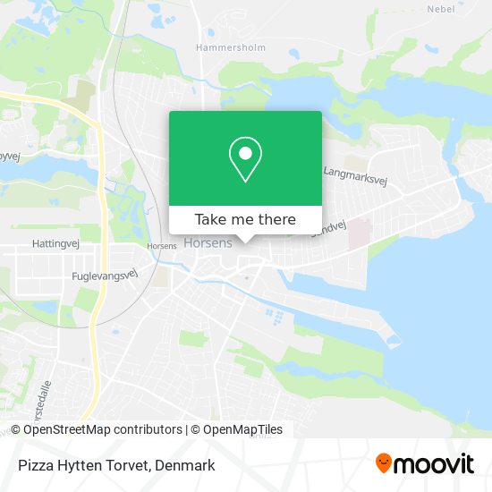 Pizza Hytten Torvet map