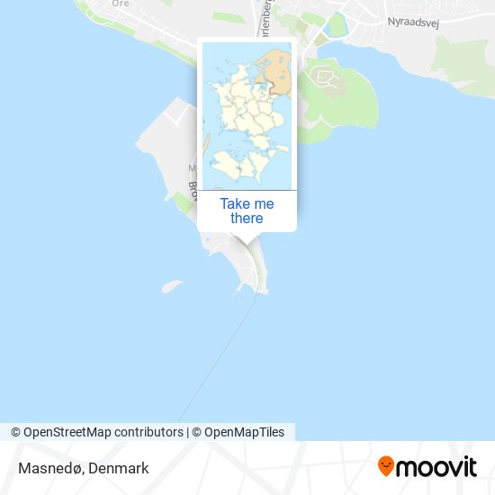 Masnedø map