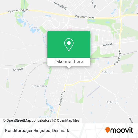 Konditorbager Ringsted map