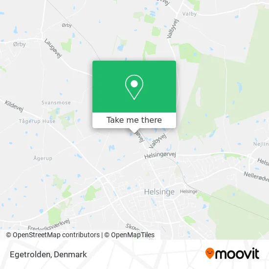 Egetrolden map