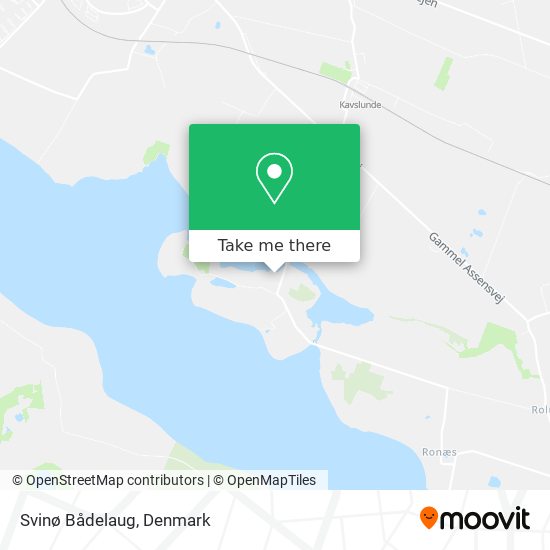 Svinø Bådelaug map