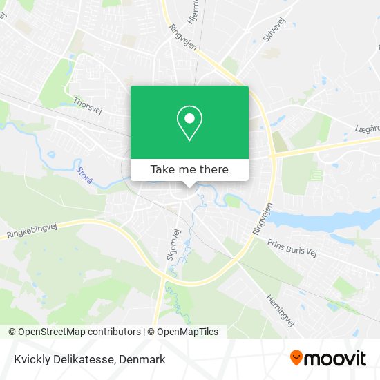 Kvickly Delikatesse map