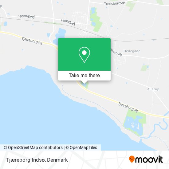 Tjæreborg Indsø map