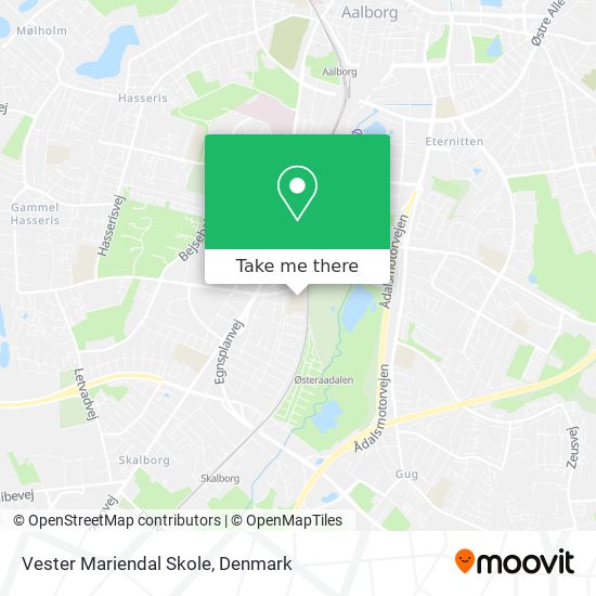 Vester Mariendal Skole map
