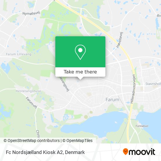 Fc Nordsjælland Kiosk A2 map