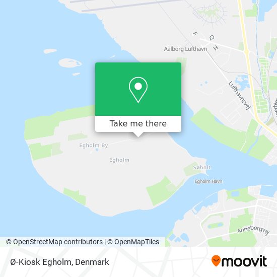 Ø-Kiosk Egholm map