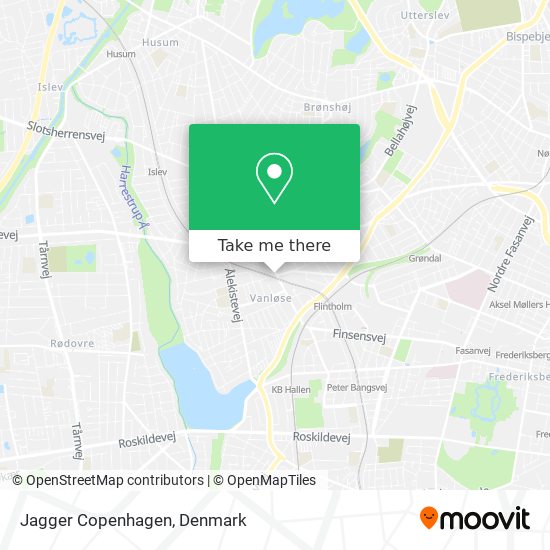 Jagger Copenhagen map