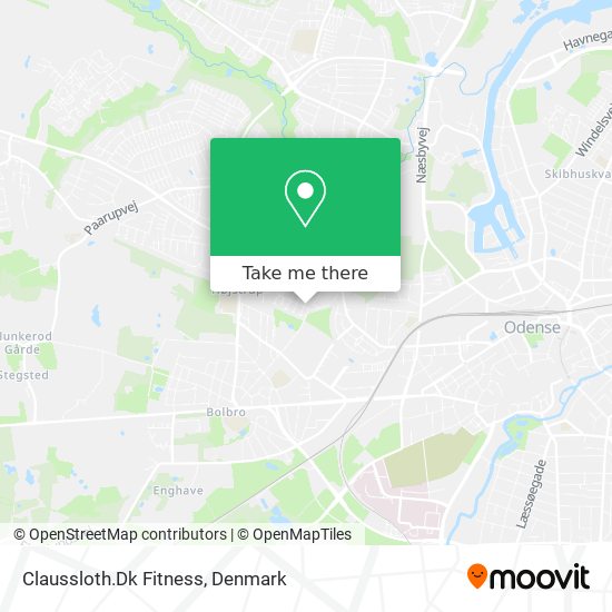 Claussloth.Dk Fitness map