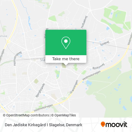 Den Jødiske Kirkegård I Slagelse map