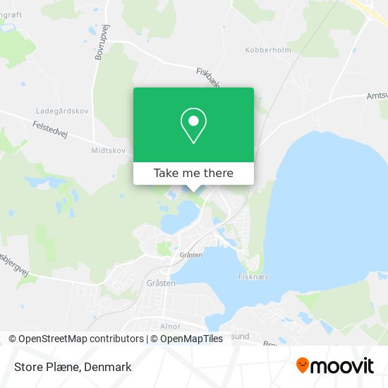 Store Plæne map