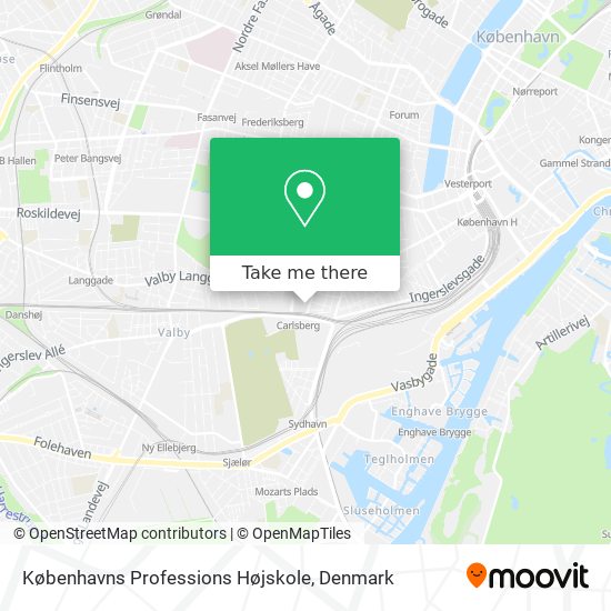 Københavns Professions Højskole map