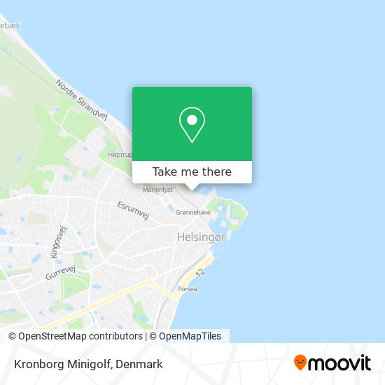 Kronborg Minigolf map