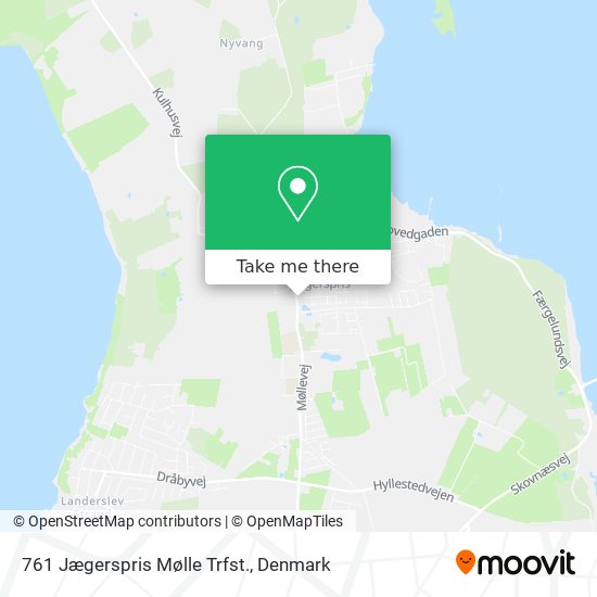 761 Jægerspris Mølle Trfst. map