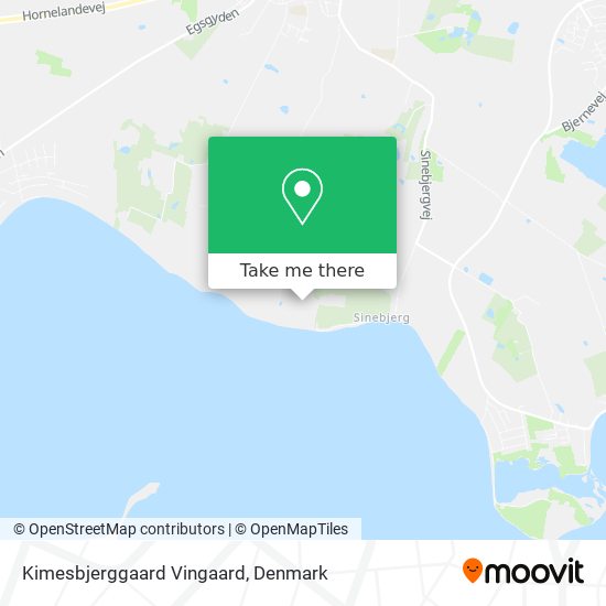 Kimesbjerggaard Vingaard map