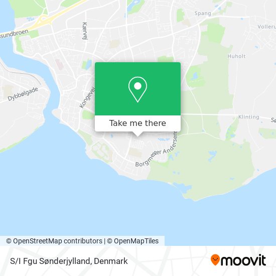 S/I Fgu Sønderjylland map