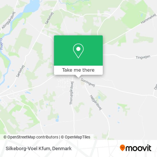 Silkeborg-Voel Kfum map