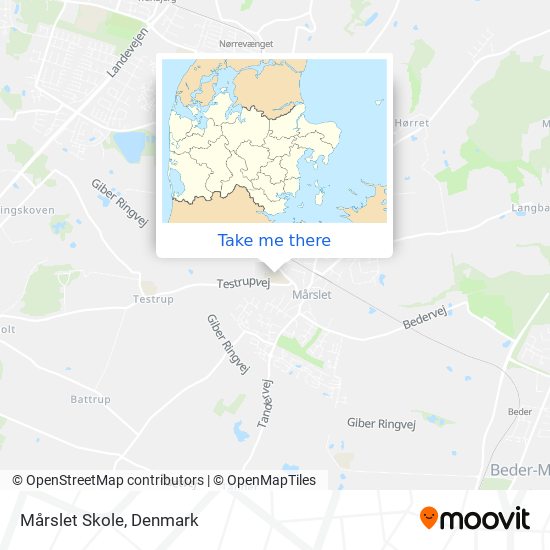 Mårslet Skole map