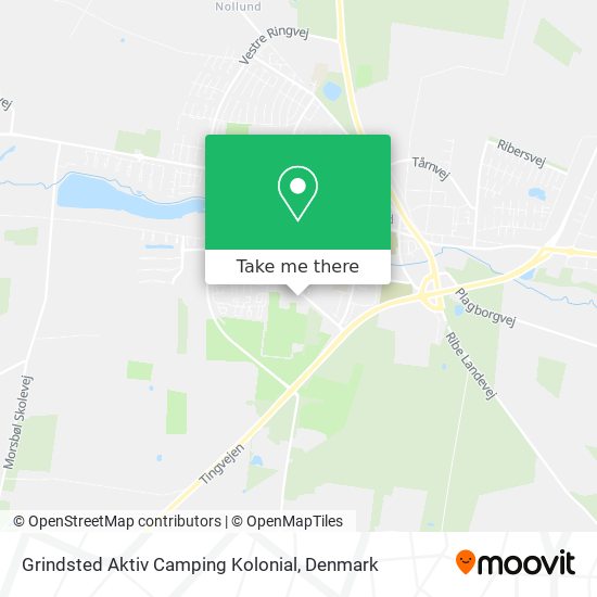 Grindsted Aktiv Camping Kolonial map