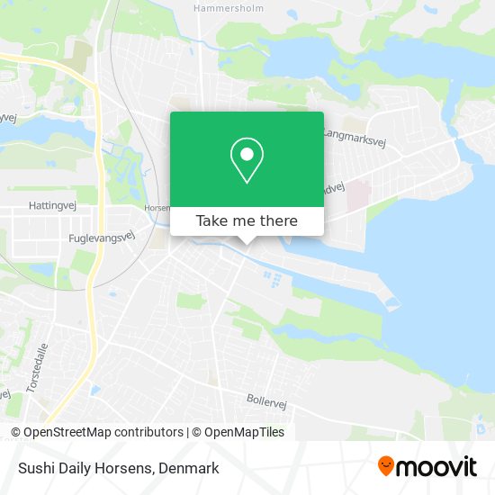 Sushi Daily Horsens map