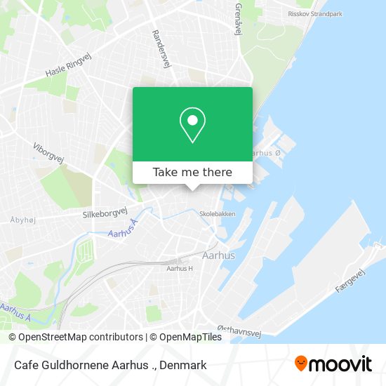Cafe Guldhornene Aarhus . map