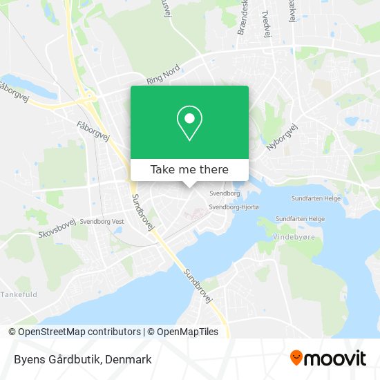 Byens Gårdbutik map