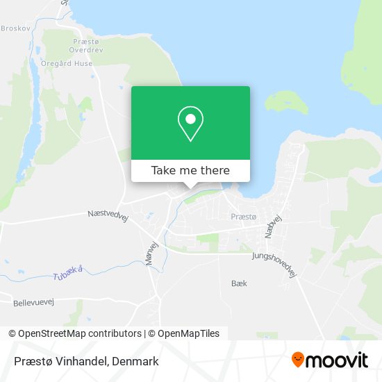 Præstø Vinhandel map