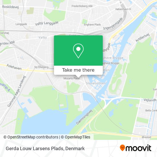 Gerda Louw Larsens Plads map