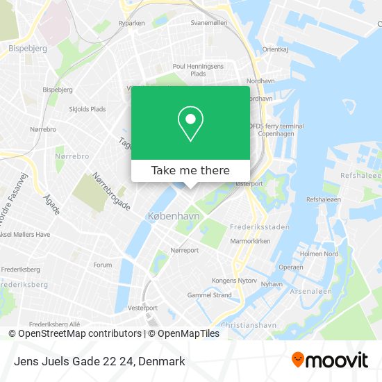 Jens Juels Gade 22 24 map