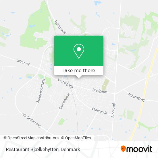 Restaurant Bjælkehytten map