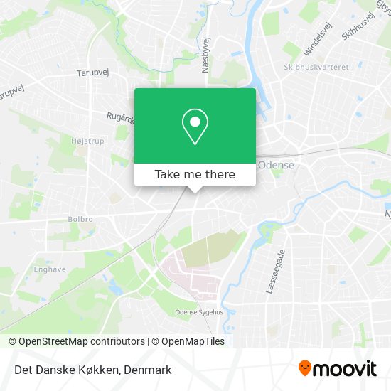 Det Danske Køkken map