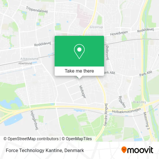 Force Technology Kantine map