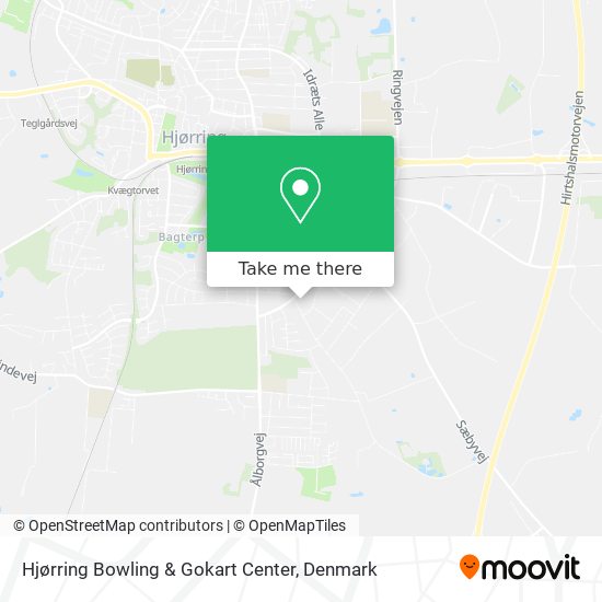 Hjørring Bowling & Gokart Center map