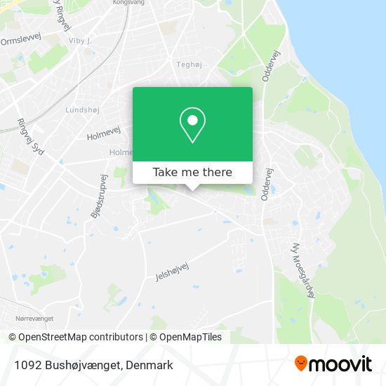1092 Bushøjvænget map