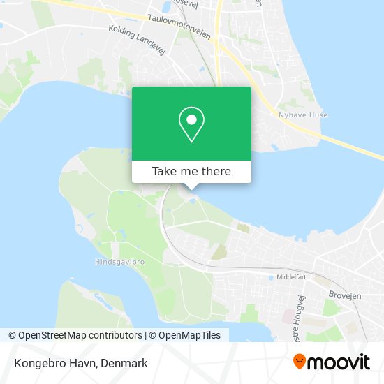 Kongebro Havn map