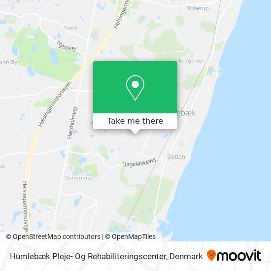 Humlebæk Pleje- Og Rehabiliteringscenter map