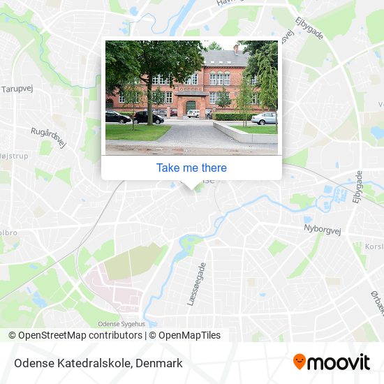 Odense Katedralskole map