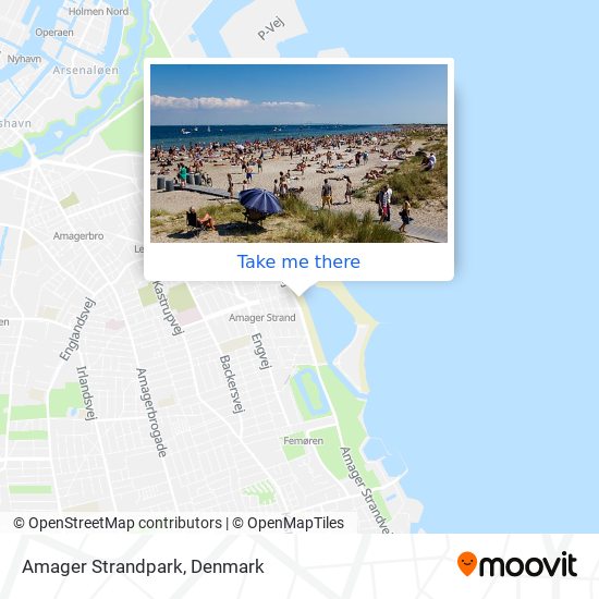 Amager Strandpark map
