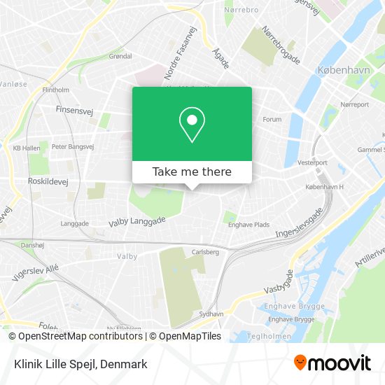 Klinik Lille Spejl map