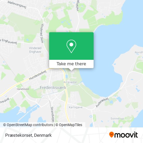 Præstekorset map