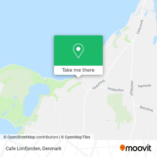 Cafe Limfjorden map