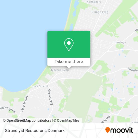 Strandlyst Restaurant map