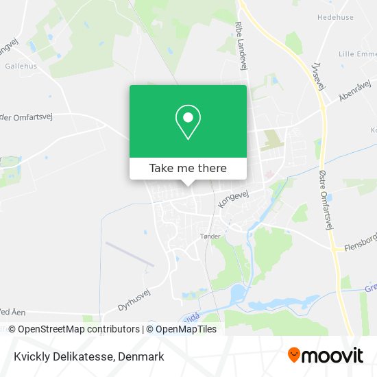 Kvickly Delikatesse map