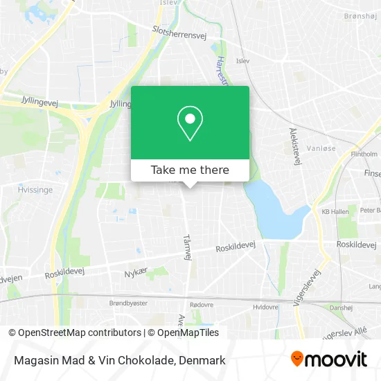 Magasin Mad & Vin Chokolade map